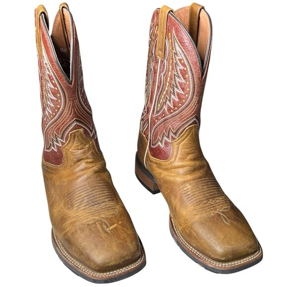 Dan Post Men’s Dugan Brown Western Cowboy Boots Size US 10 D - Picture 5 of 11